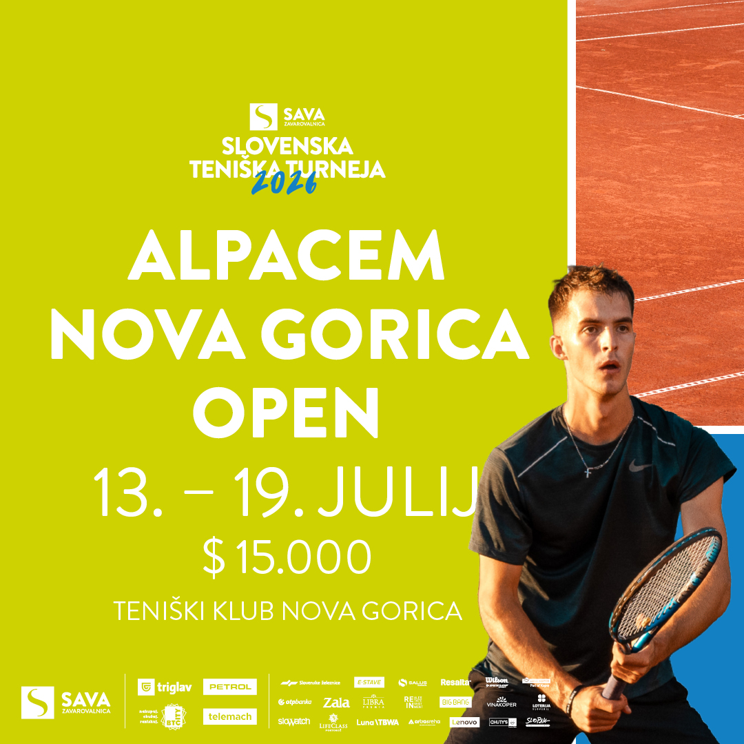 V Novi Gorici turnir serije WTT Alpacem Nova Gorica Open 2026